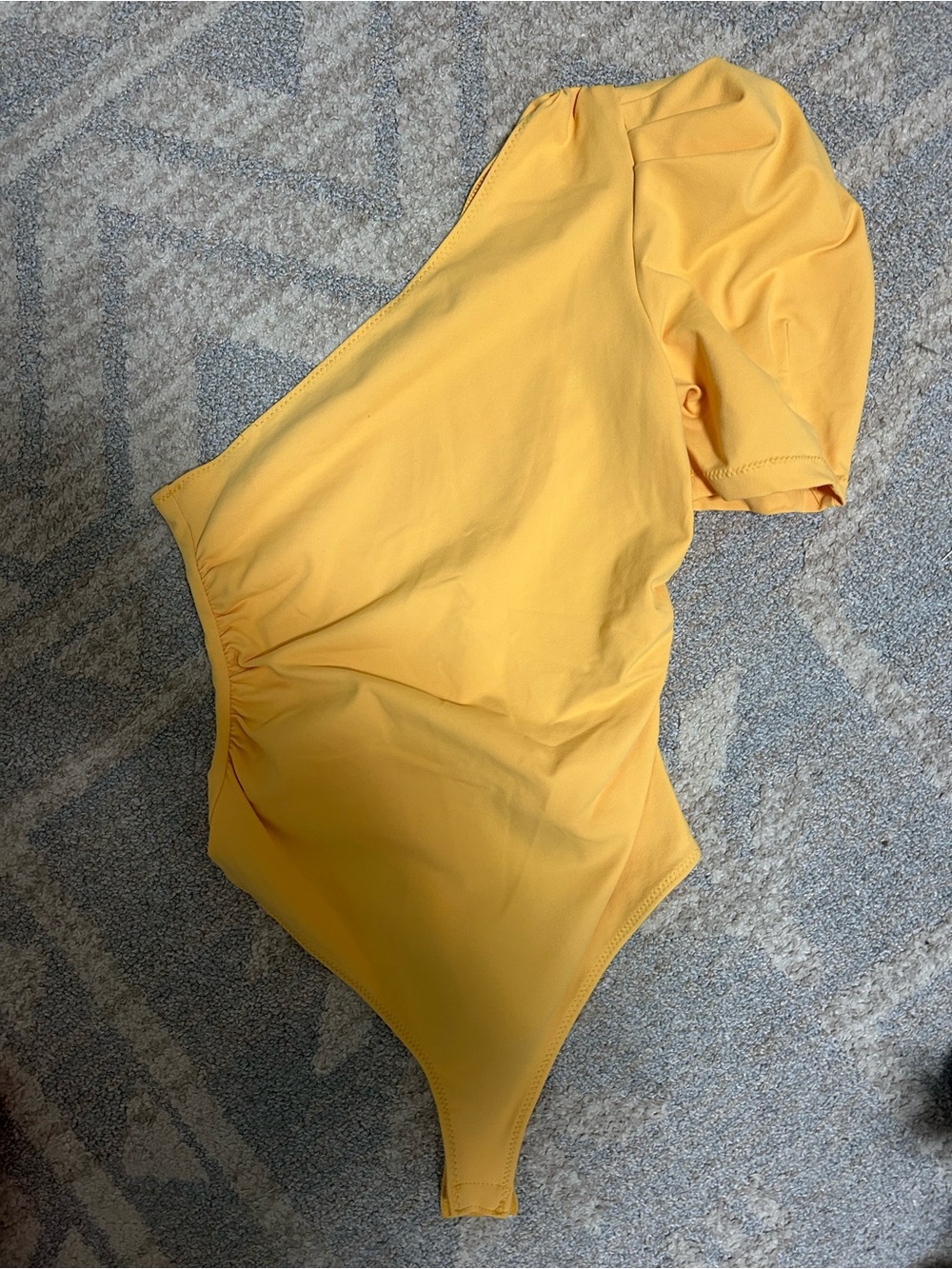 Free People Yellow One-Piece Body Suit